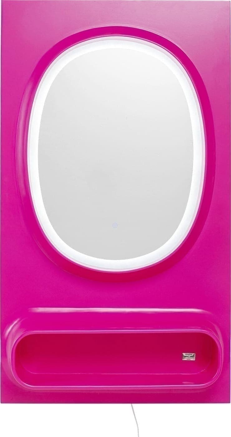 Spiegel Aero LED Pink 80x141cm Kare Design Spiegel 70843