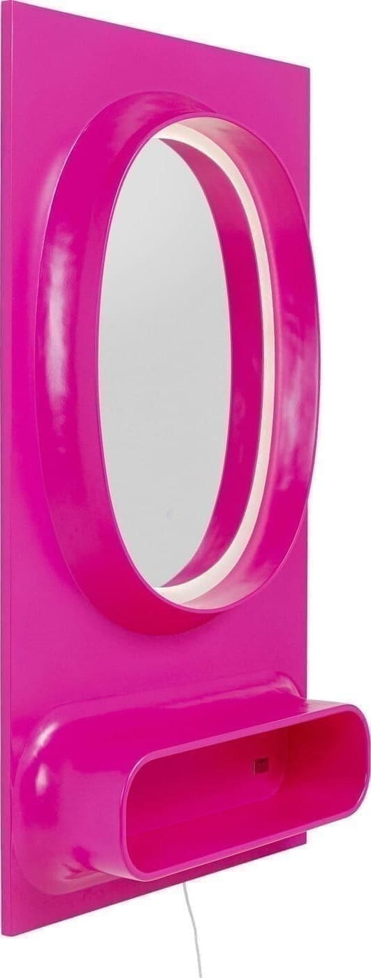 Spiegel Aero LED Pink 80x141cm Kare Design Spiegel 70843