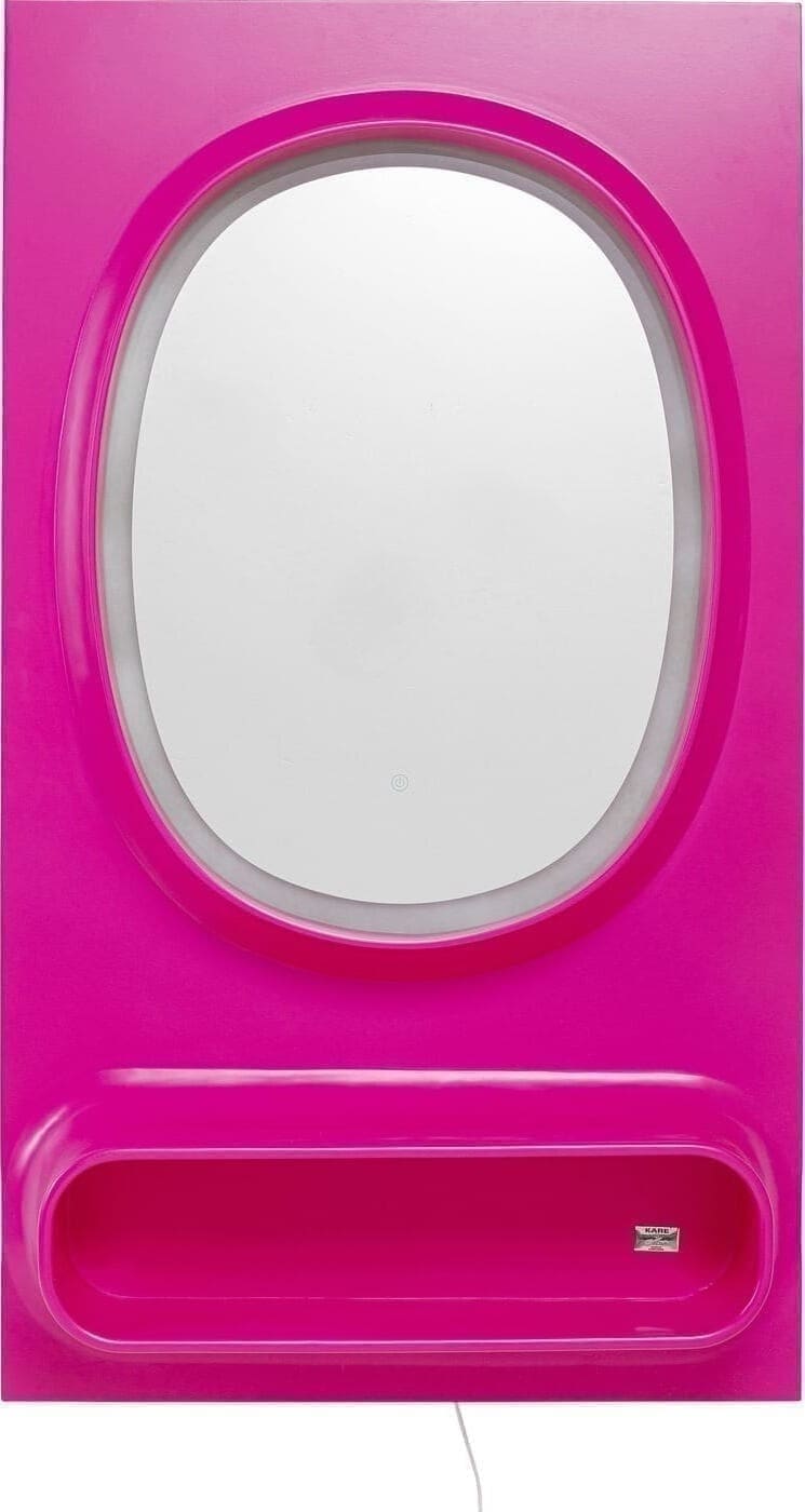 Spiegel Aero LED Pink 80x141cm Kare Design Spiegel 70843