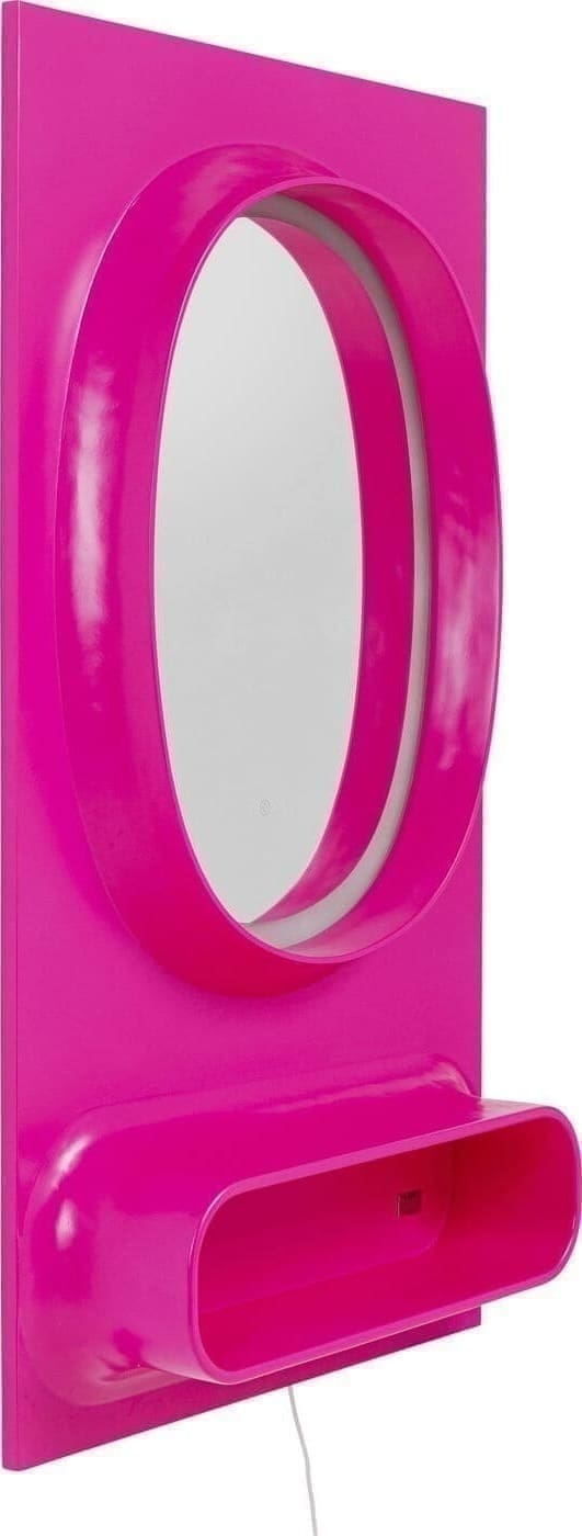 Spiegel Aero LED Pink 80x141cm Kare Design Spiegel 70843