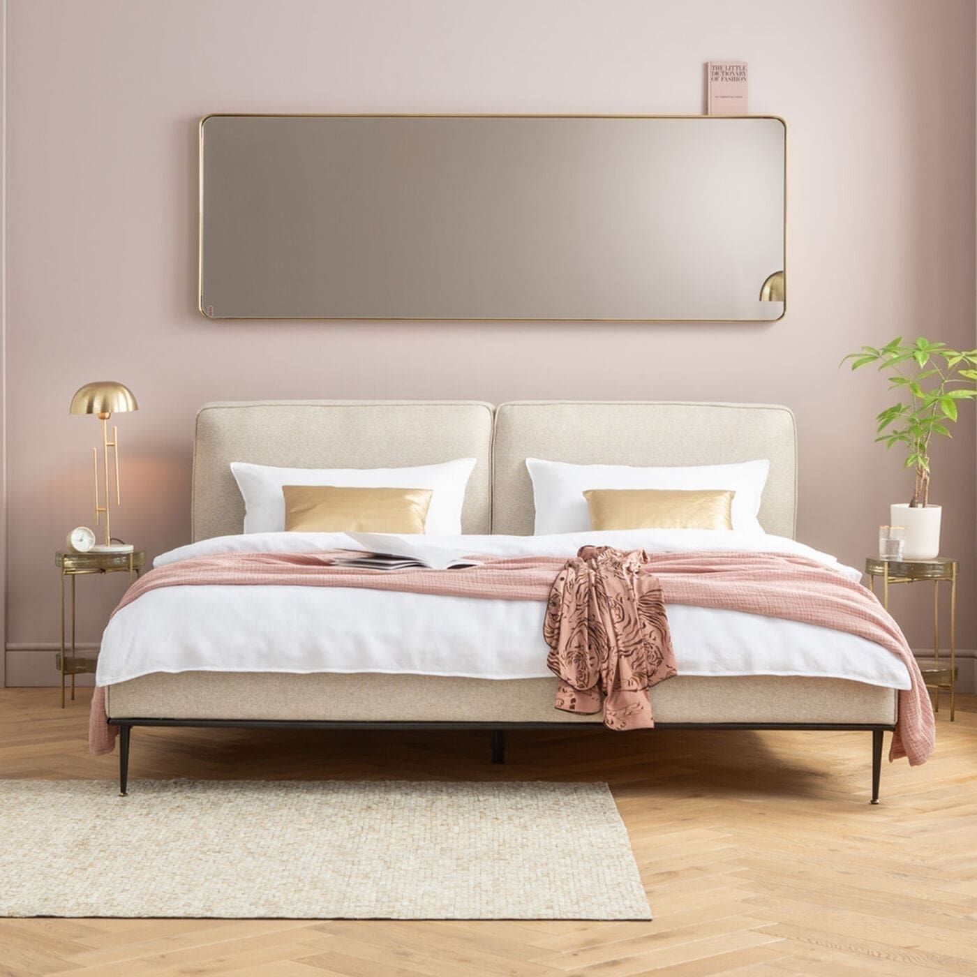 Spiegel Curve Brass 70x200cm Kare Design Spiegel 82713