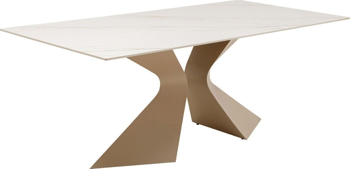 Tafel Gloria Greige 200x100cm Kare Design Eettafel 70757
