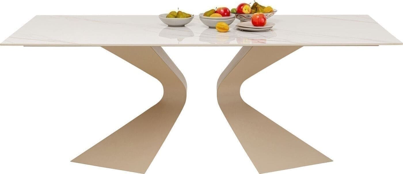 Tafel Gloria Greige 200x100cm Kare Design Eettafel 70757