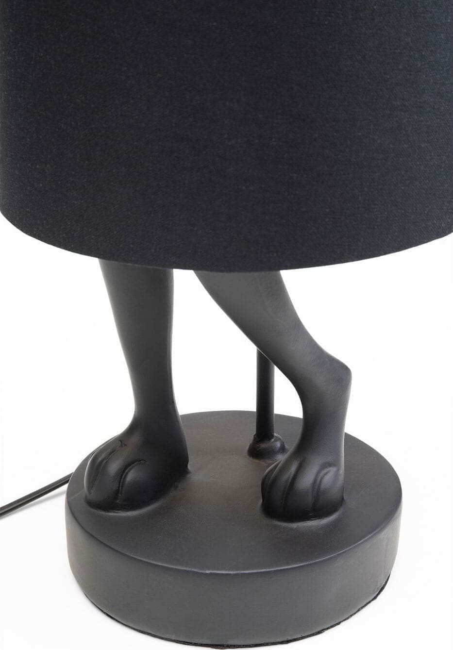 Tafellamp Animal Rabbit Matt Black 68cm Kare Design Tafellamp 53473