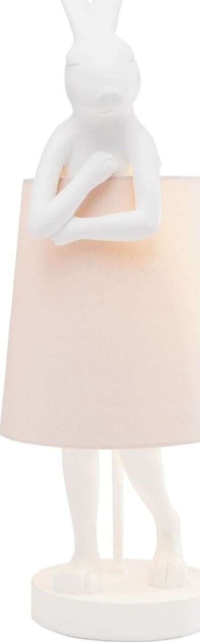 Tafellamp Animal Rabbit White 68cm Kare Design Tafellamp 61599