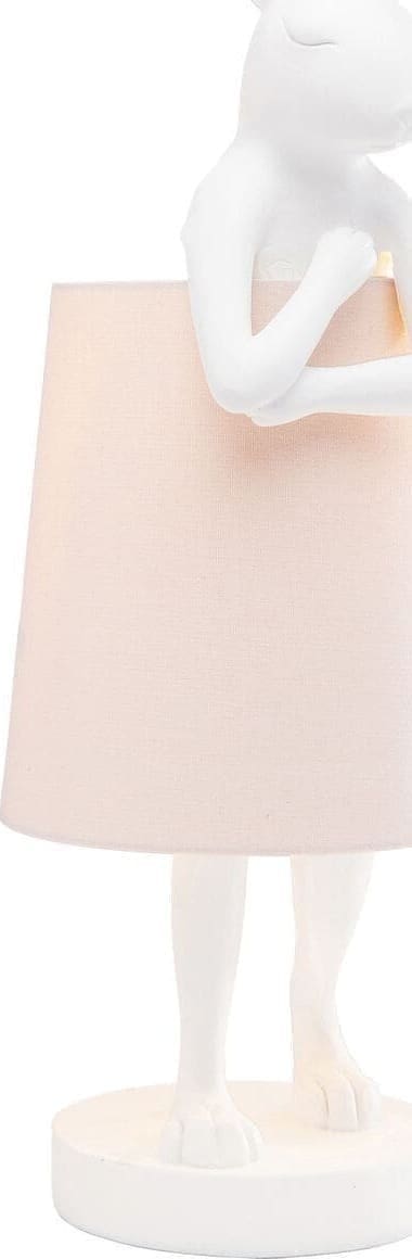 Tafellamp Animal Rabbit White 68cm Kare Design Tafellamp 61599