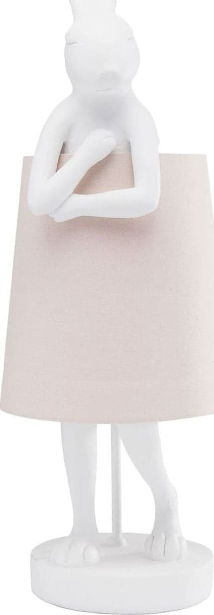 Tafellamp Animal Rabbit White 68cm Kare Design Tafellamp 61599