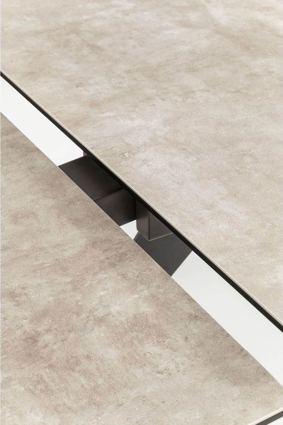 Uitschuiftafel Amsterdam Dark 160(40+40)x90cm Kare Design Uitschuiftafel 82725