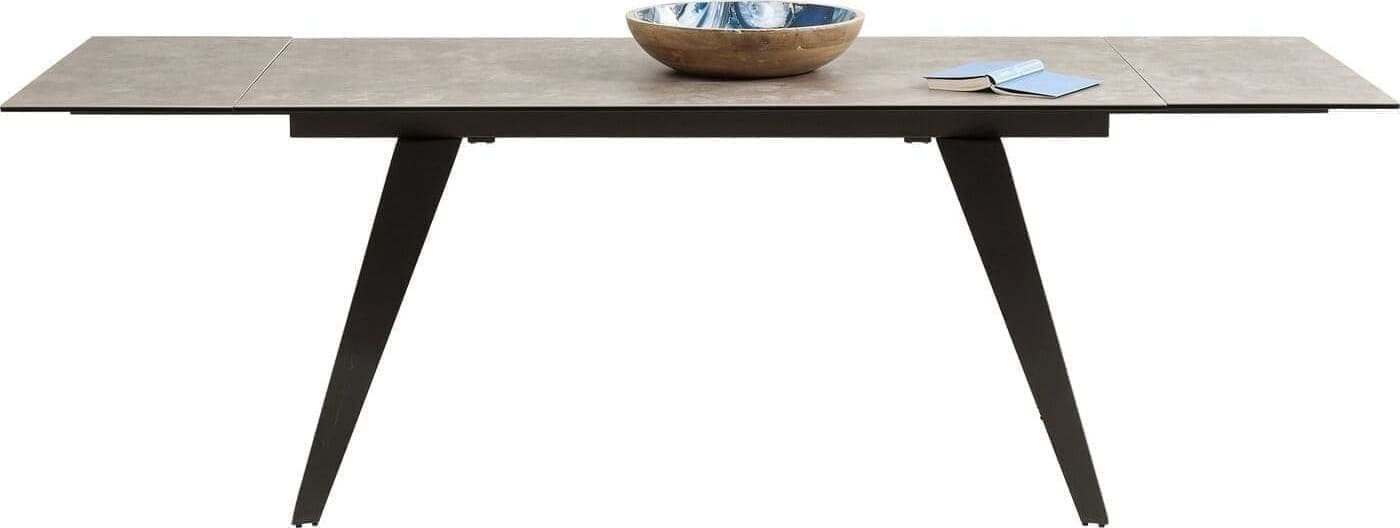 Uitschuiftafel Amsterdam Dark 160(40+40)x90cm Kare Design Uitschuiftafel 82725
