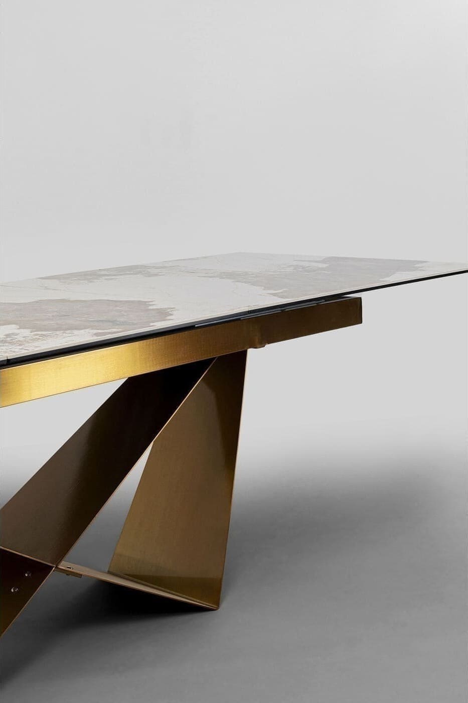 Uitschuiftafel Connesso Brass - 200(+60)x100cm - Afbeelding 35