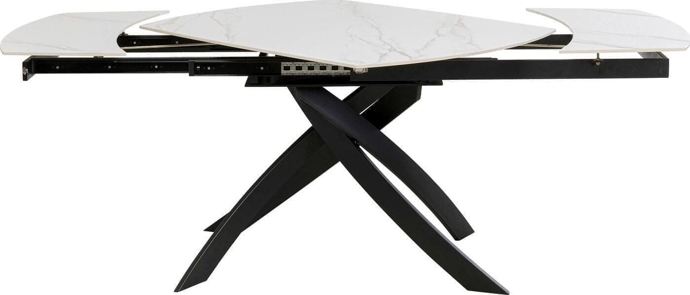 Uitschuiftafel Twist Onyx 120(30+30)x90cm Kare Design Uitschuiftafel 86786