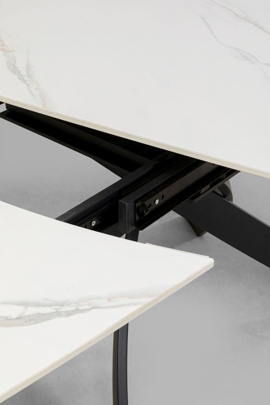 Uitschuiftafel Twist Onyx 120(30+30)x90cm Kare Design Uitschuiftafel 86786