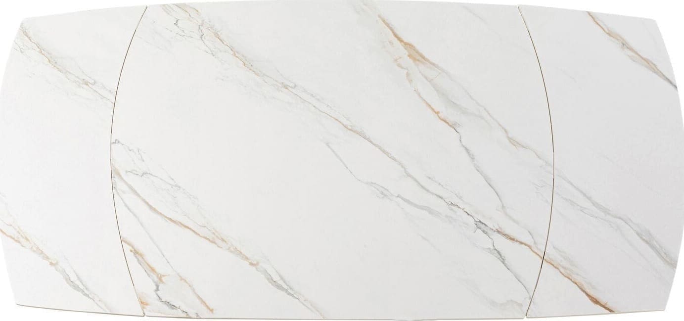 Uitschuiftafel Twist Onyx 120(30+30)x90cm Kare Design Uitschuiftafel 86786