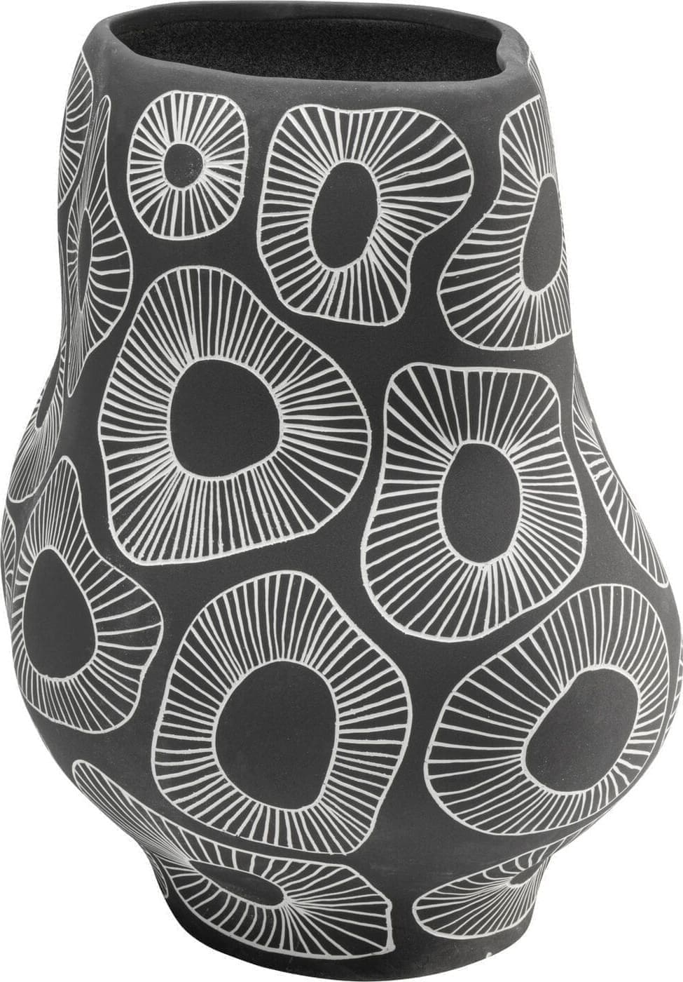 Vaas Anemone Grey 33cm Kare Design Vaas 57499