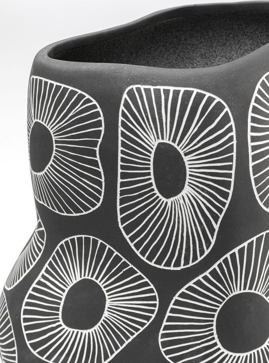 Vaas Anemone Grey 33cm Kare Design Vaas 57499