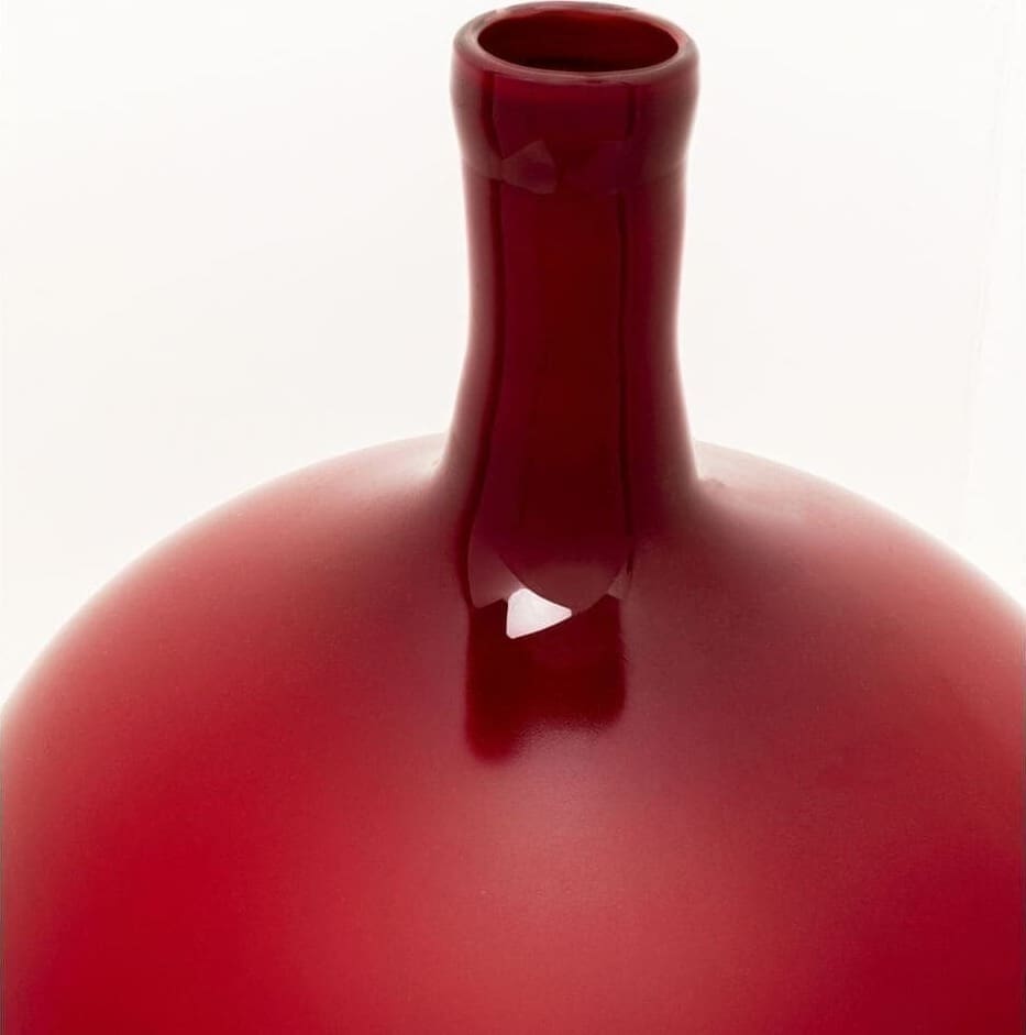 Vaas Salut Red 60cm Kare Design Vaas 56842