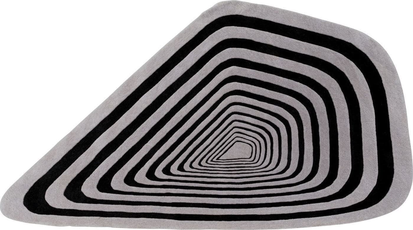 Vloerkleed Electric Diamond Grey 170x240cm Kare Design Vloerkleed 57327