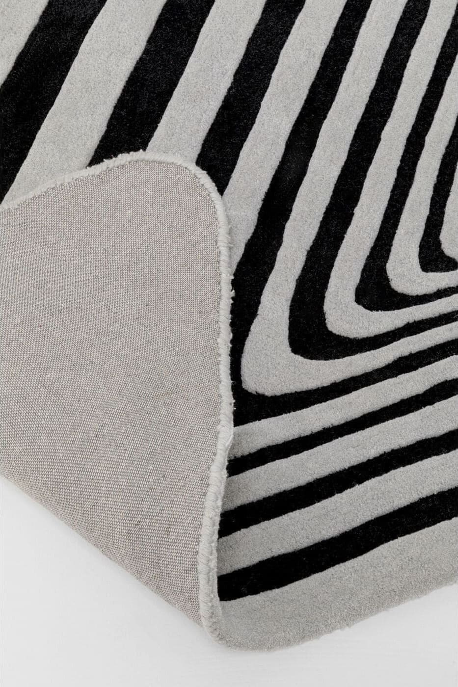Vloerkleed Electric Diamond Grey 170x240cm Kare Design Vloerkleed 57327