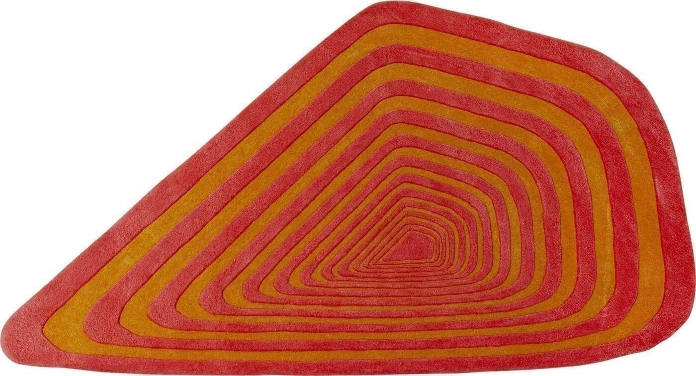 Vloerkleed Electric Diamond Orange 170x240cm Kare Design Vloerkleed 57326