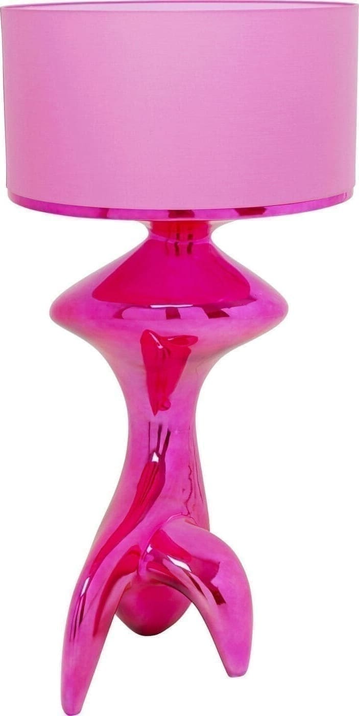 Vloerlamp Flow Figure Pink 157cm Kare Design Vloerlamp 57752