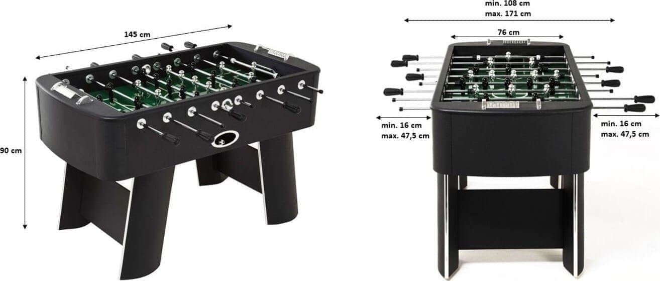 Voetbaltafel Style Kare Design Woonaccessoire|Woningdecoratie 75178
