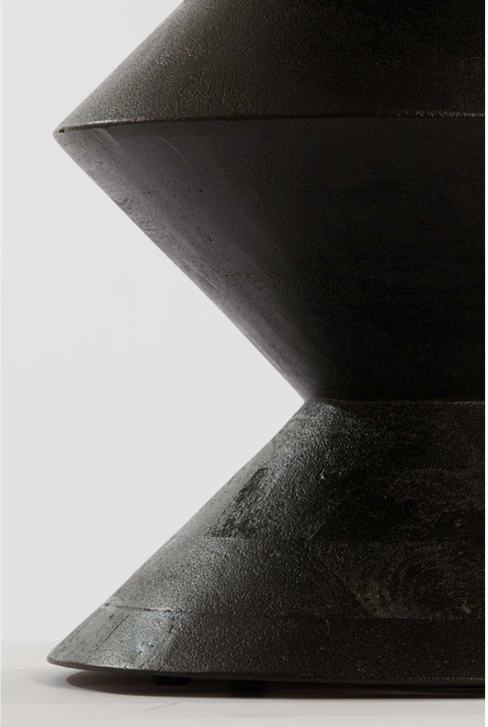 Bijzettafel Larus - Mango Hout Mat Zwart Light & Living Bijzettafel 6783712