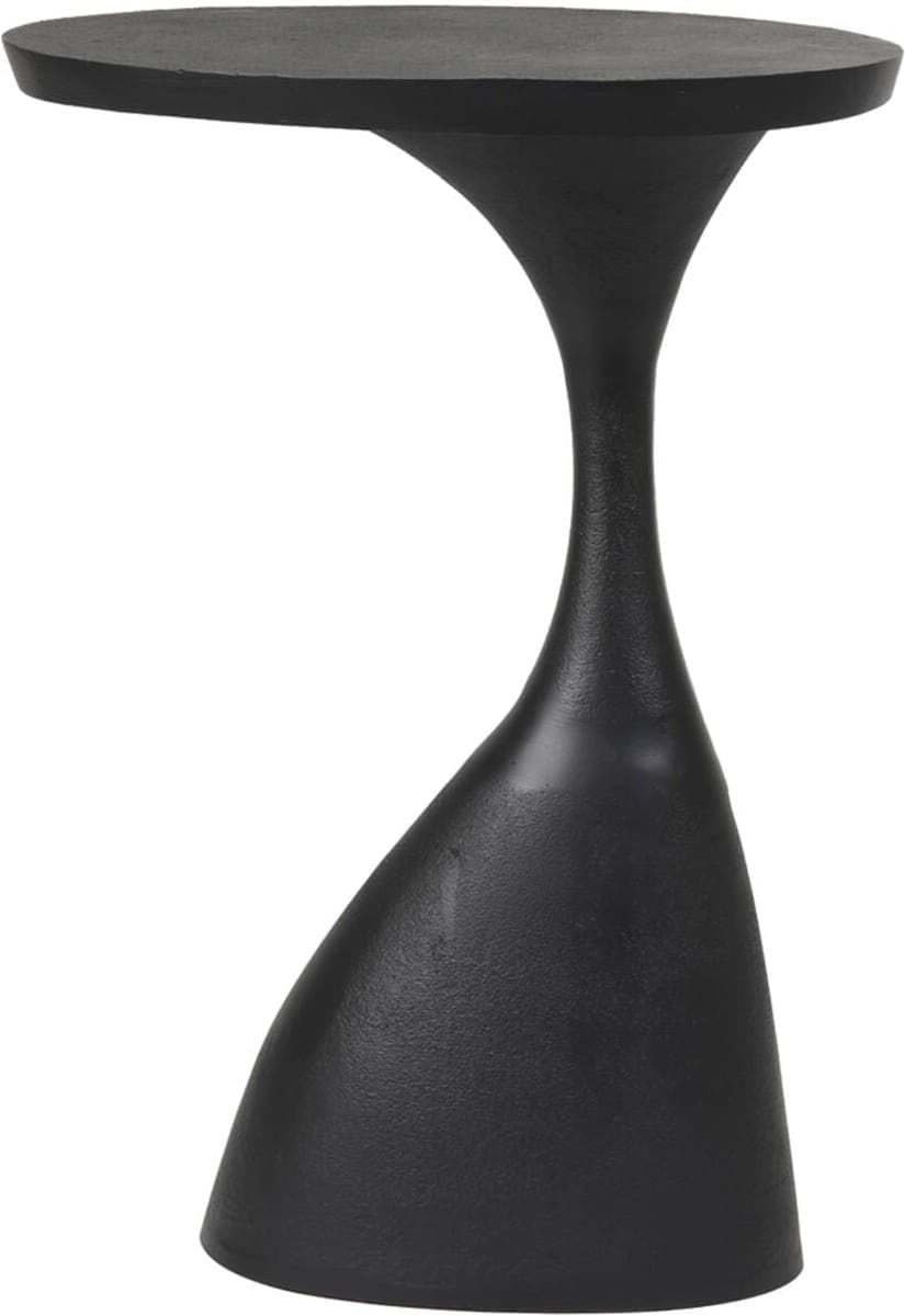 Bijzettafel Macau - Mat Zwart Light & Living Bijzettafel 6761412