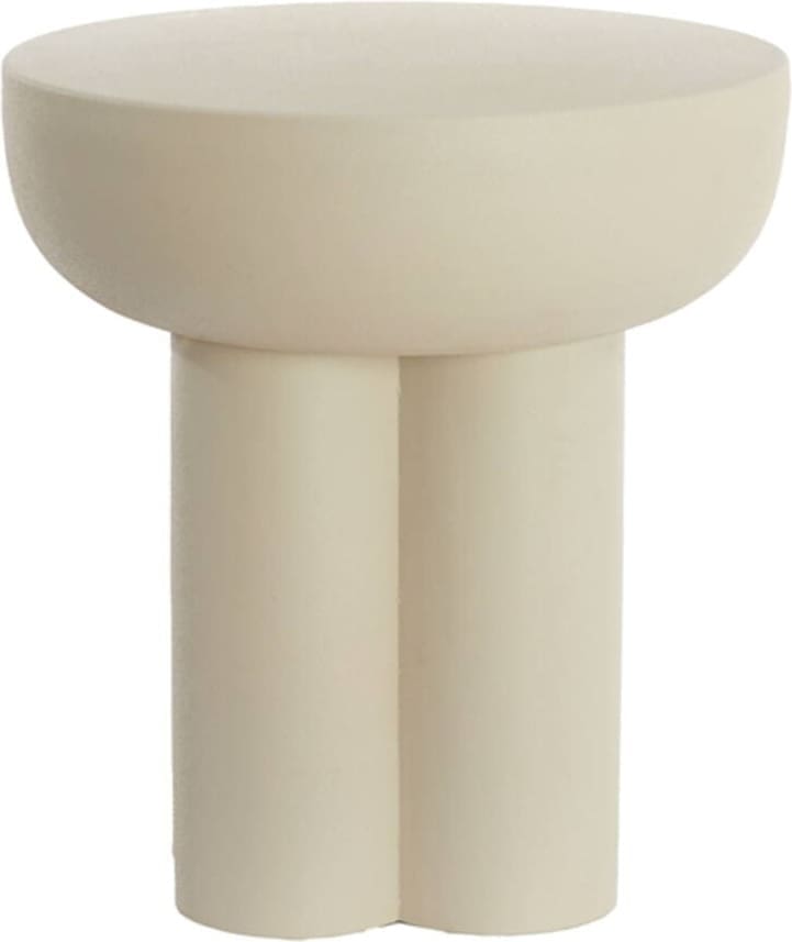 Bijzettafel Mikola - Mat Crème Light & Living Bijzettafel 6797443