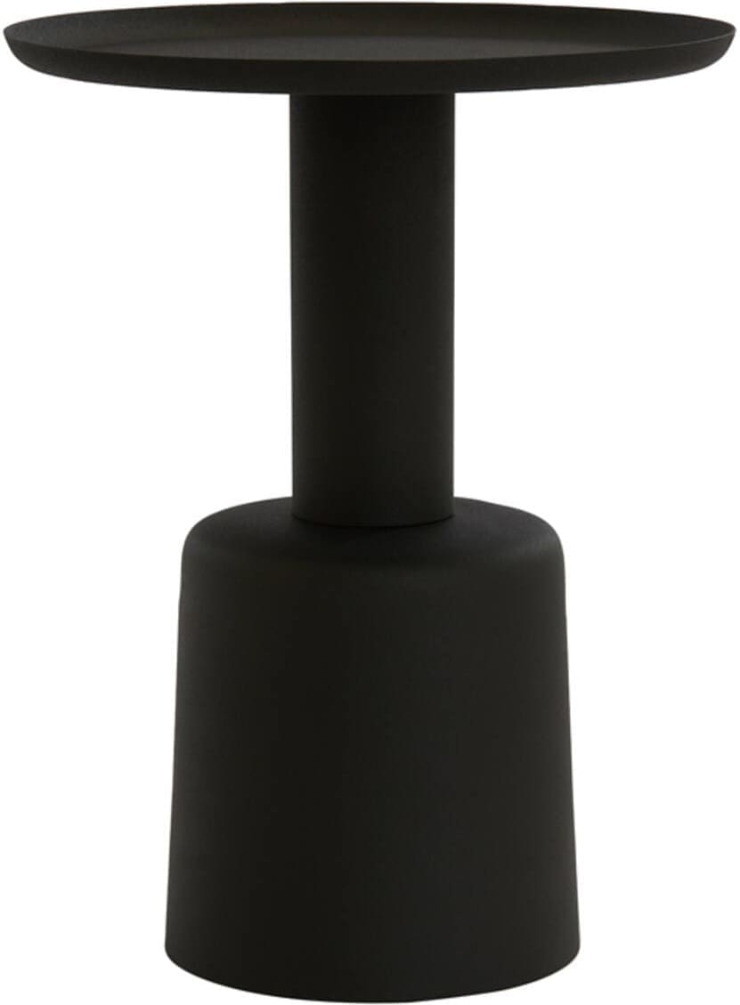 Bijzettafel Milaki - Zwart Light & Living Bijzettafel 6777612