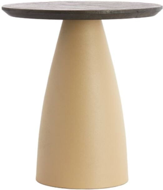 Bijzettafel Ocana - Hout Olie Bruin+mat Beige Light & Living Bijzettafel 5517784