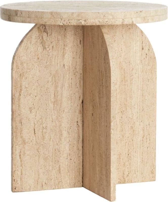 Bijzettafel Otinia - Travertin Zand Light & Living Bijzettafel 6793113