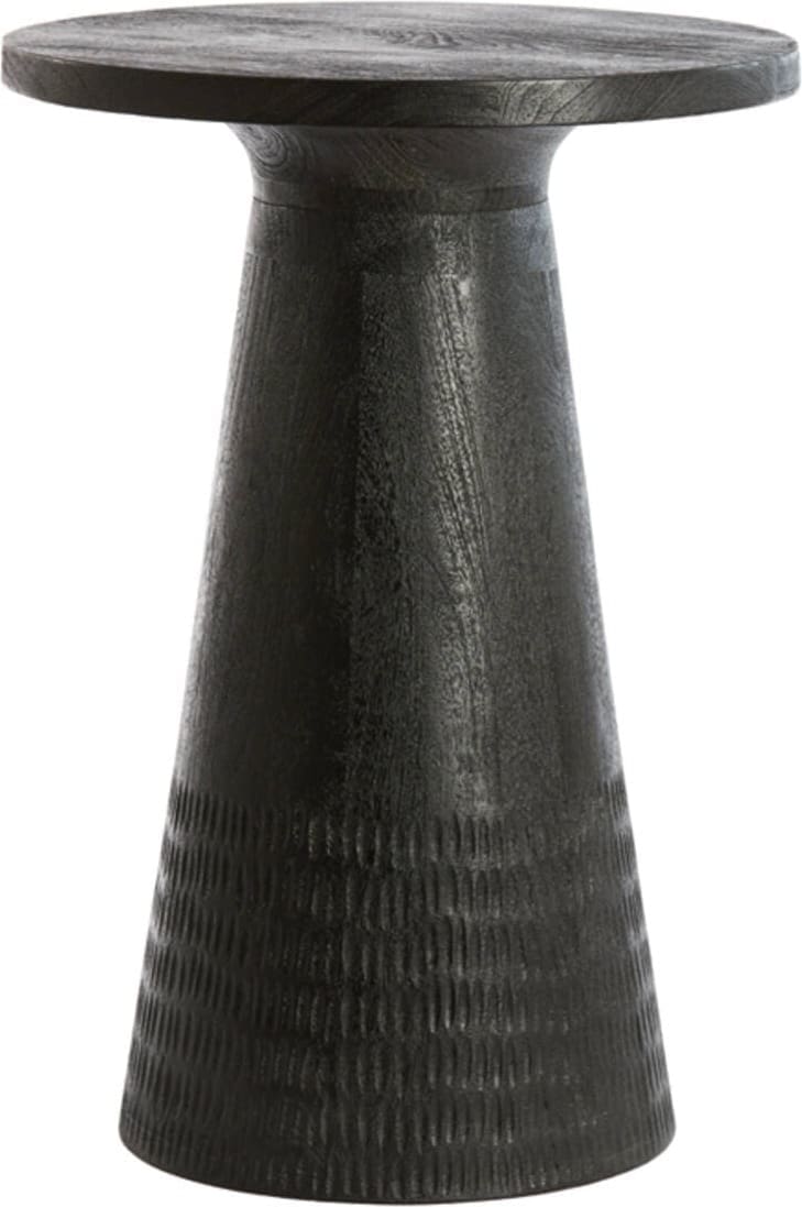 Bijzettafel Paxos - Mat Zwart Light & Living Bijzettafel 6790312