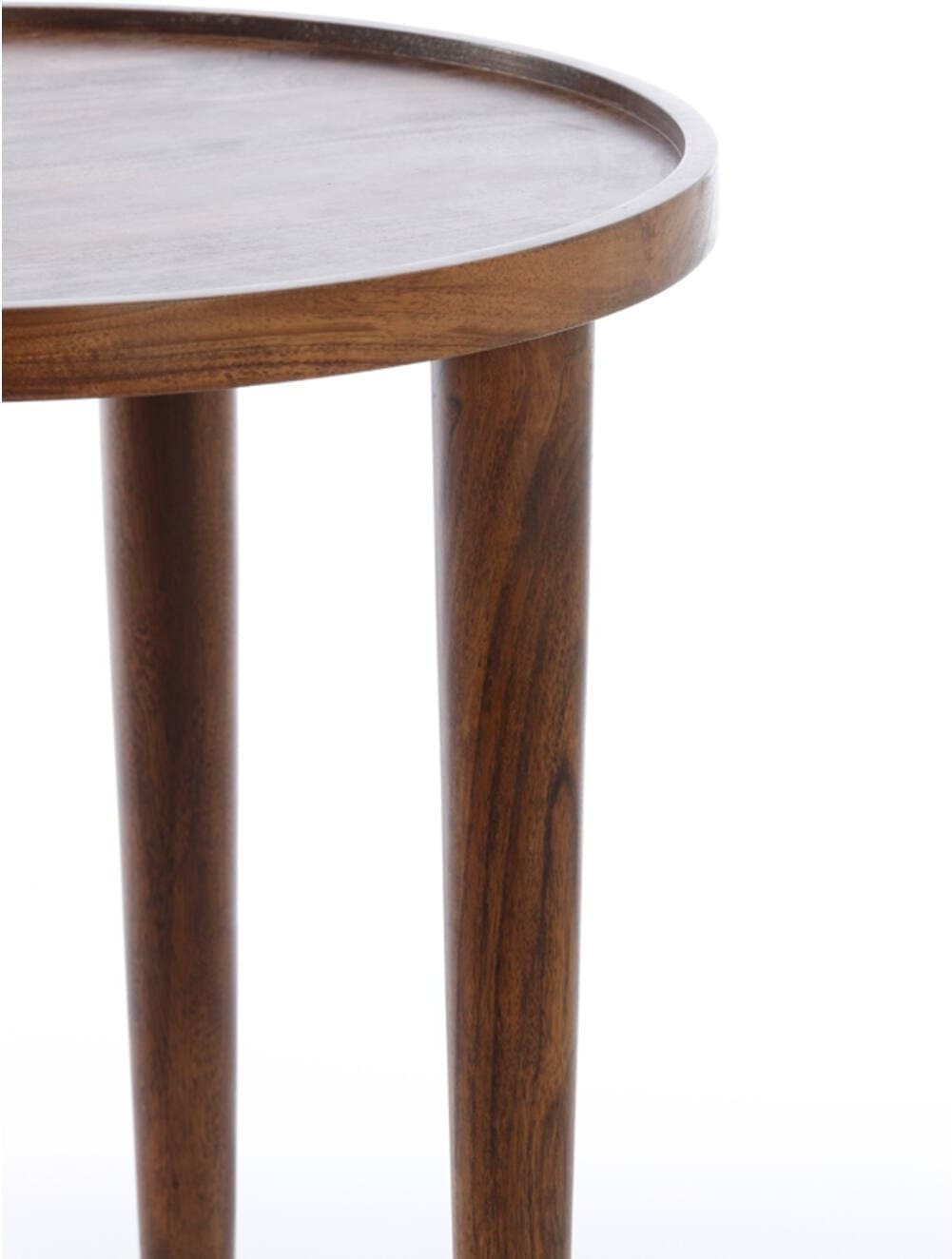 Bijzettafel Qiano - Acacia Hout Bruin Light & Living Bijzettafel 6797784