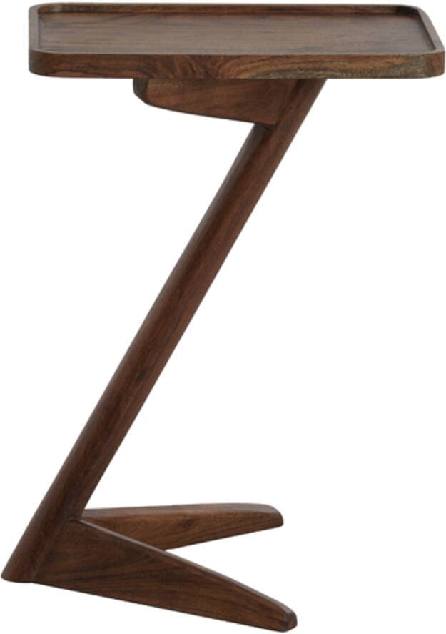 Bijzettafel Qiano - Acacia Hout Bruin Light & Living Bijzettafel 6797884