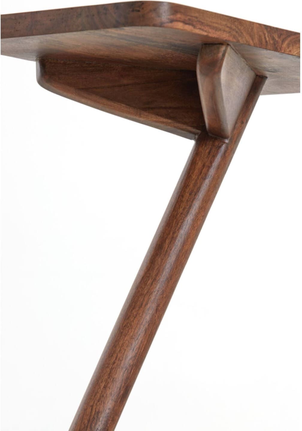Bijzettafel Qiano - Acacia Hout Bruin Light & Living Bijzettafel 6797884