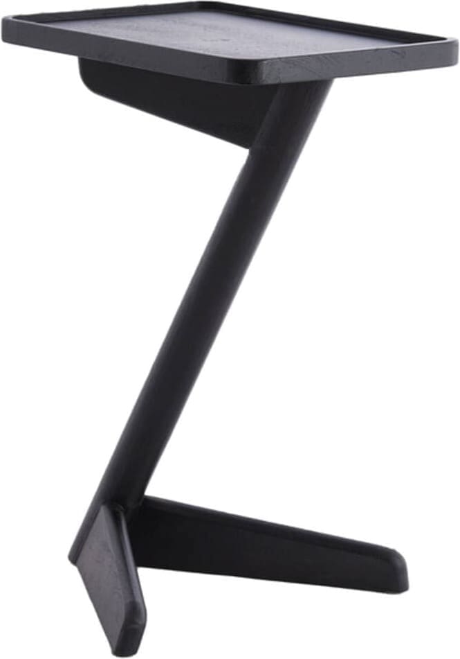 Bijzettafel Qiano - Acacia Hout Mat Zwart Light & Living Bijzettafel 6797812