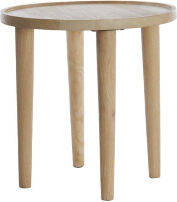 Bijzettafel Qiano - Mango Hout Naturel Light & Living Bijzettafel 6797683