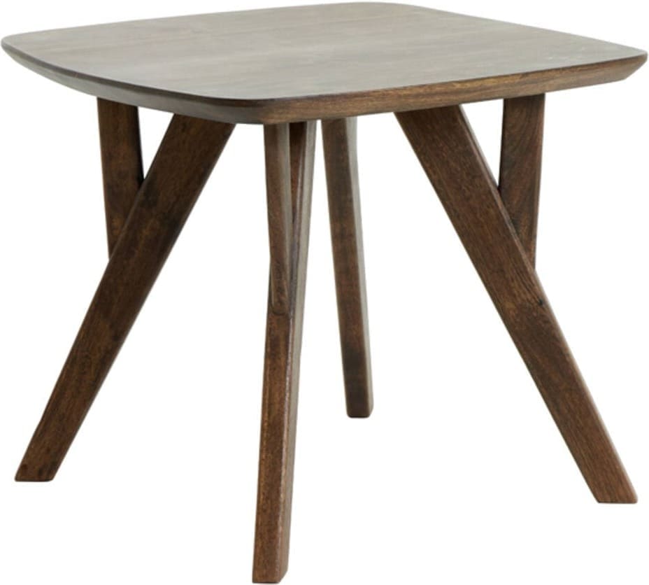 Bijzettafel Quenza - Acacia Hout Bruin Light & Living Bijzettafel 6776084