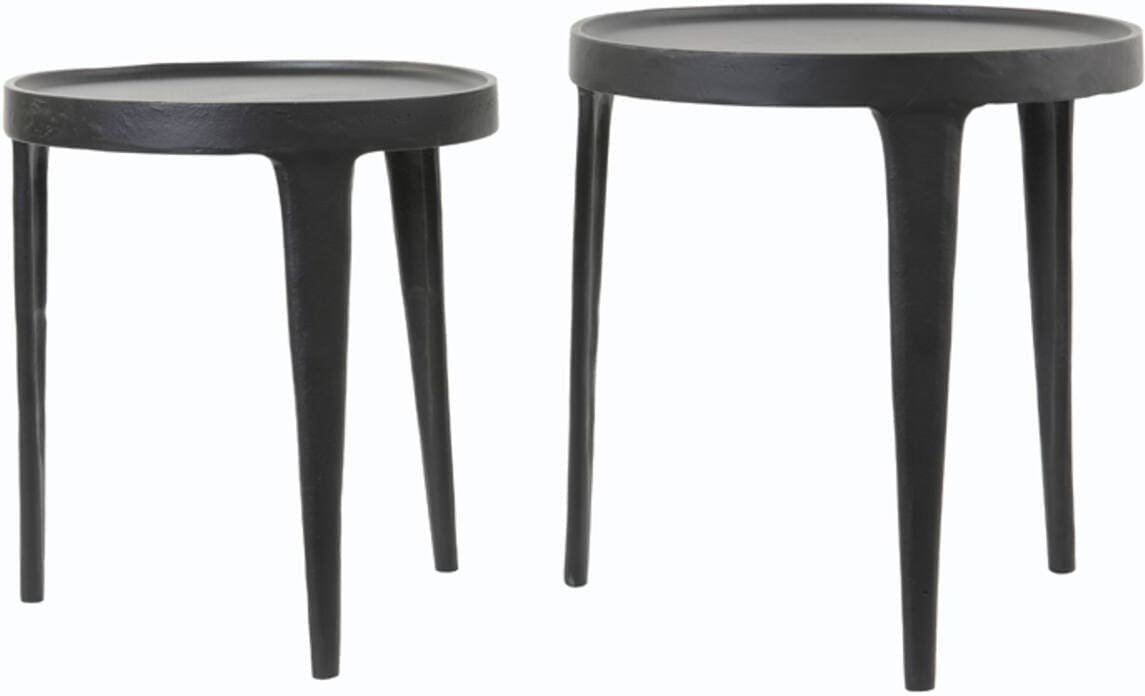 Bijzettafel Tobias - Zwart Light & Living Bijzettafel 6768312