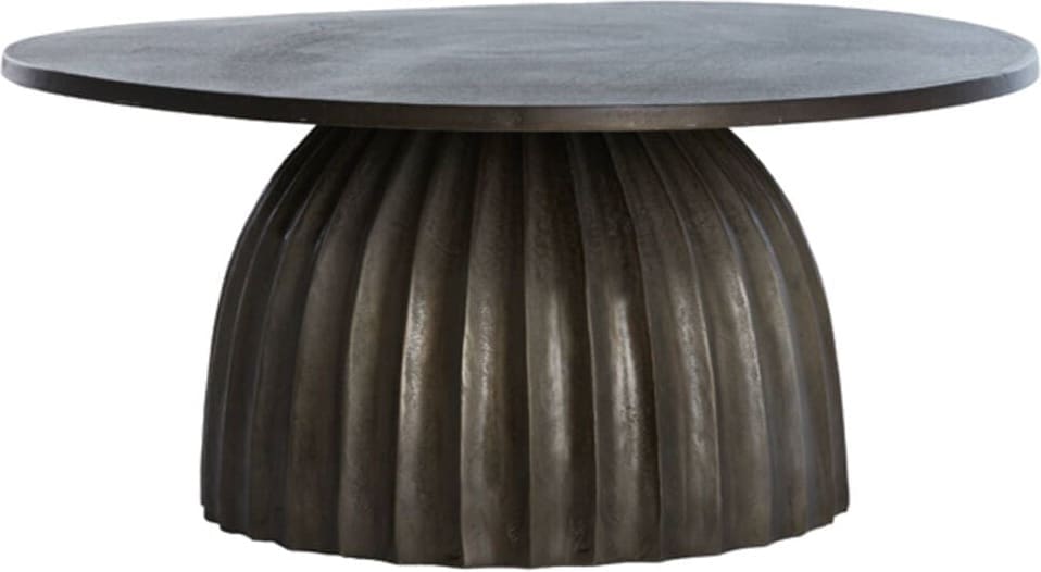 Bijzettafel Veglia - Mat Donker Bruin Light & Living Bijzettafel 5504883