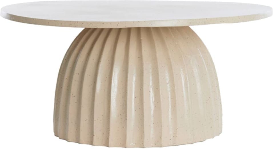 Bijzettafel Veglia - Mat Zand+licht Brn Gespikkeld Light & Living Bijzettafel 5504882