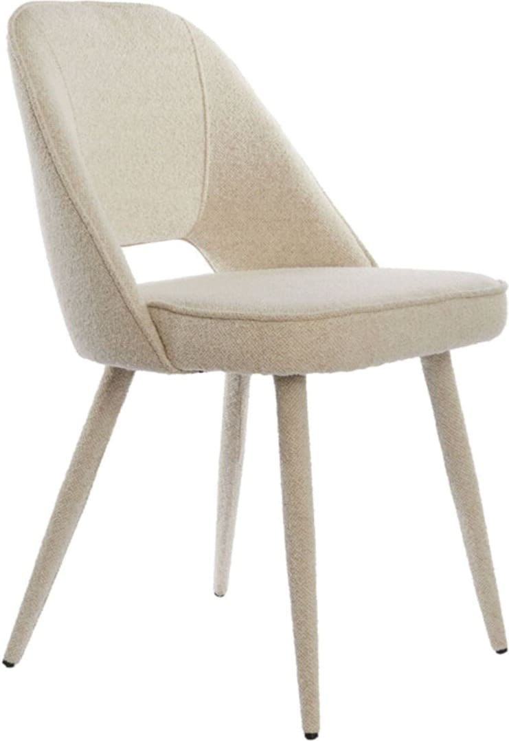 Eetkamerstoel Djeslin - Beige Light & Living Eetkamerstoel 6786961