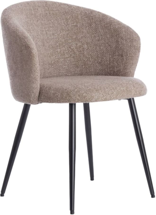 Eetkamerstoel Radaja - Taupe+zwart Light & Living Eetkamerstoel 5500827