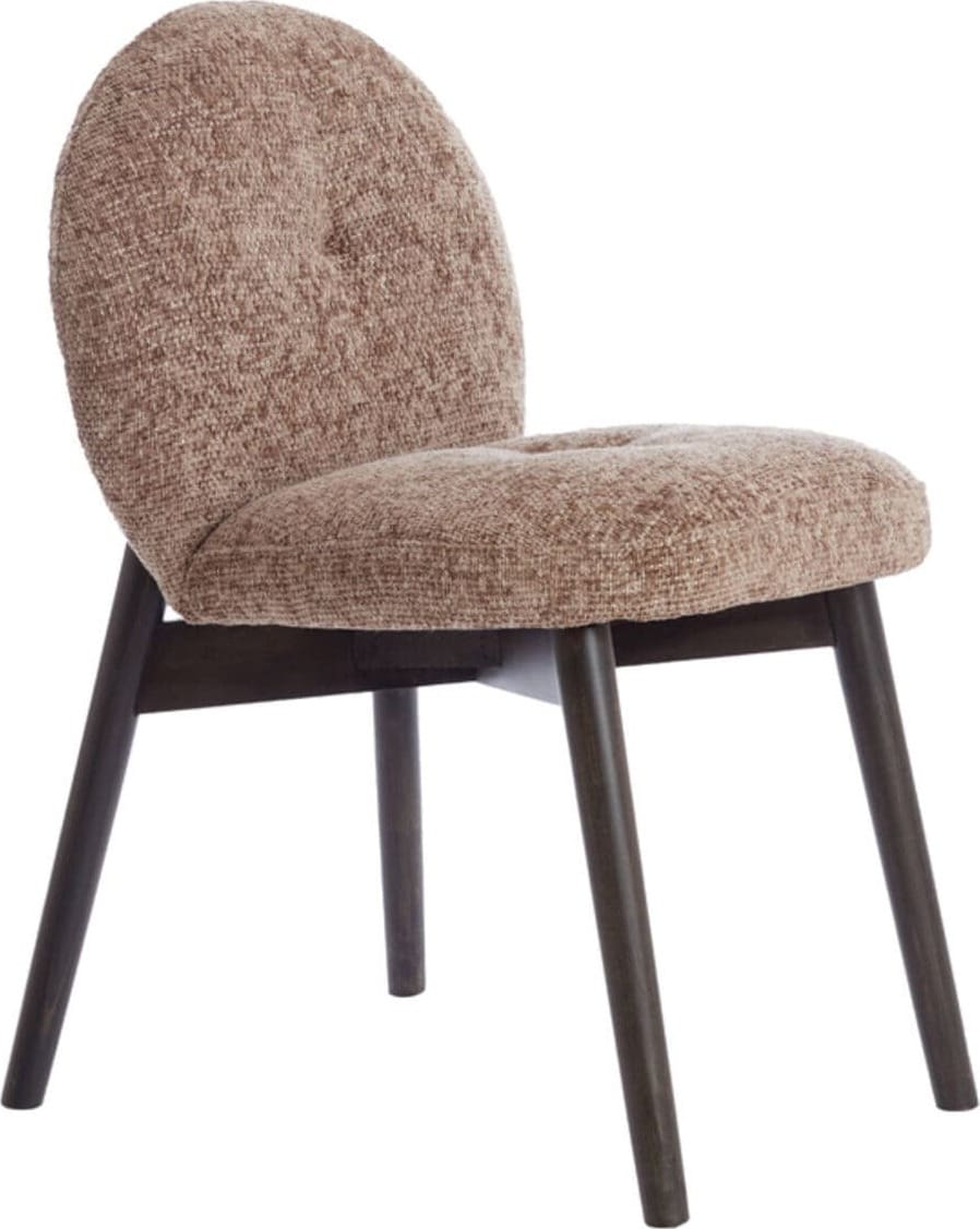 Eetkamerstoel Sinosa - Licht Bruin+hout Dnkr Bruin Light & Living Eetkamerstoel 6795982