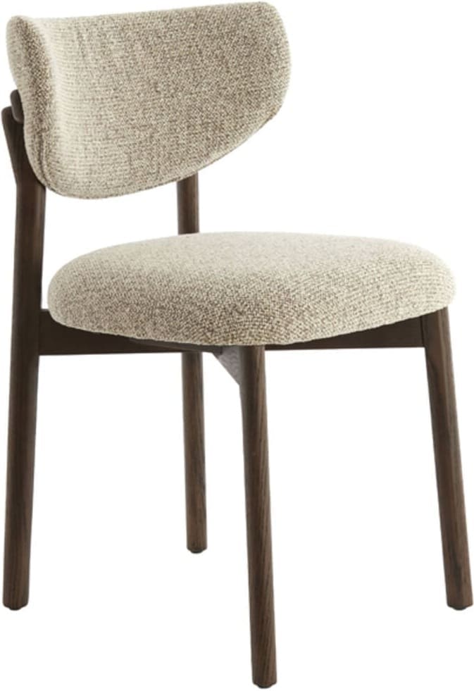 Eetkamerstoel Trosa - Hout D Bruin+crème-bruin Light & Living Eetkamerstoel 5518182