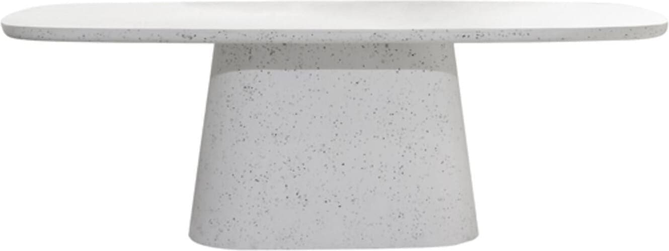 Eettafel Hamura - Terrazzo Wit Light & Living Eettafel 5513388