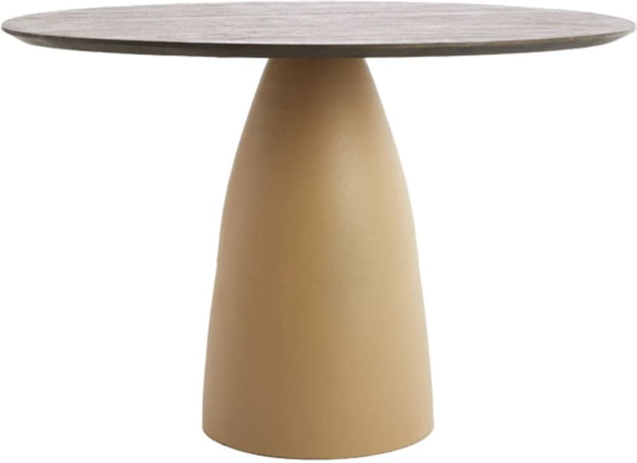 Eettafel Palmira - Hout Olie Bruin+mat Beige Light & Living Eettafel 5517684