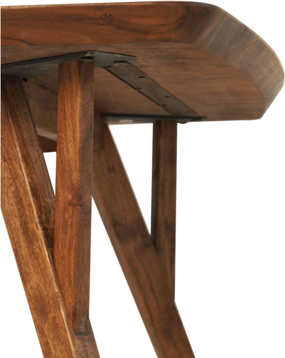 Eettafel Quenza - Acacia Hout Bruin Light & Living Eettafel 6761684