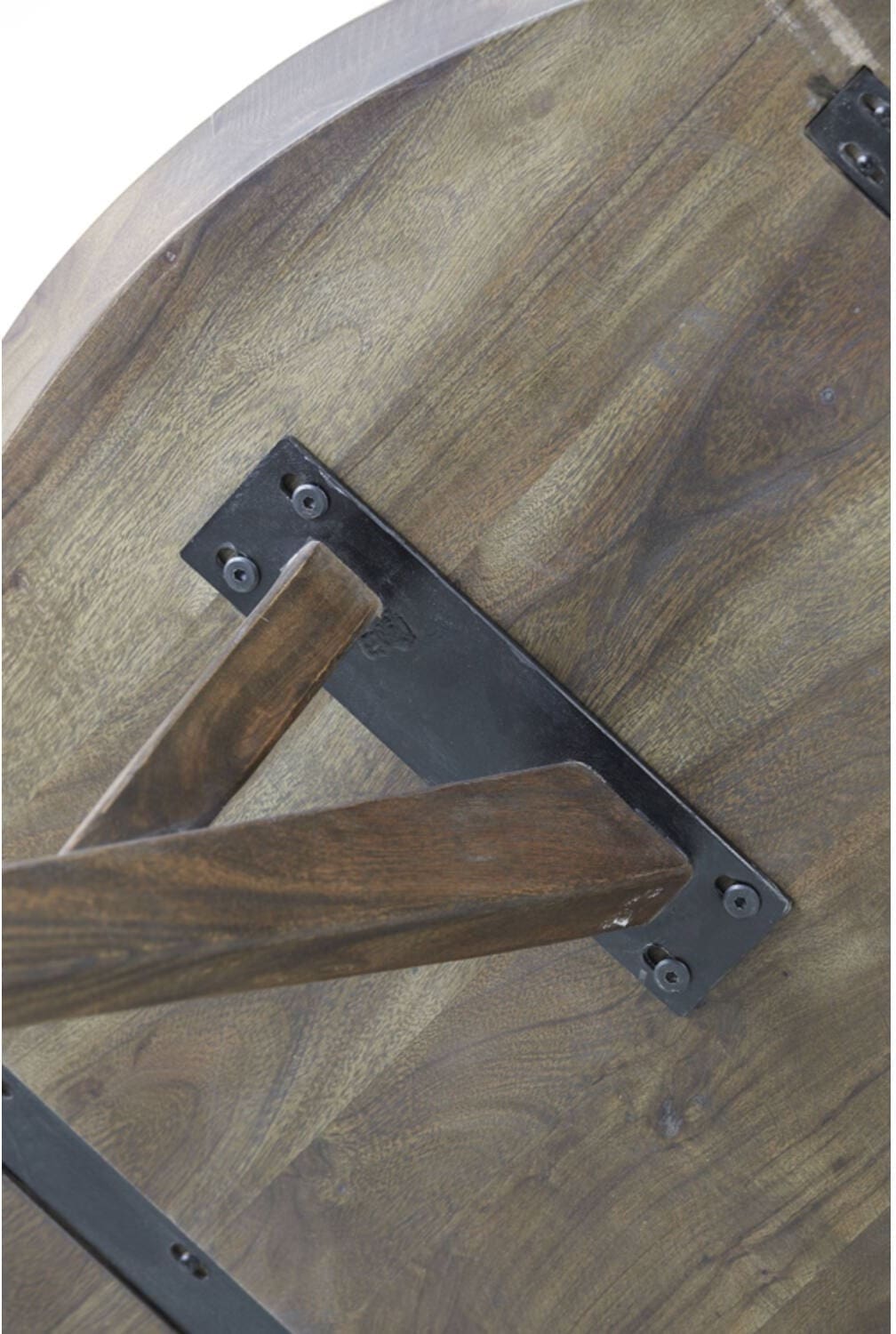 Eettafel Quenza - Acacia Hout Bruin Light & Living Eettafel 6774784