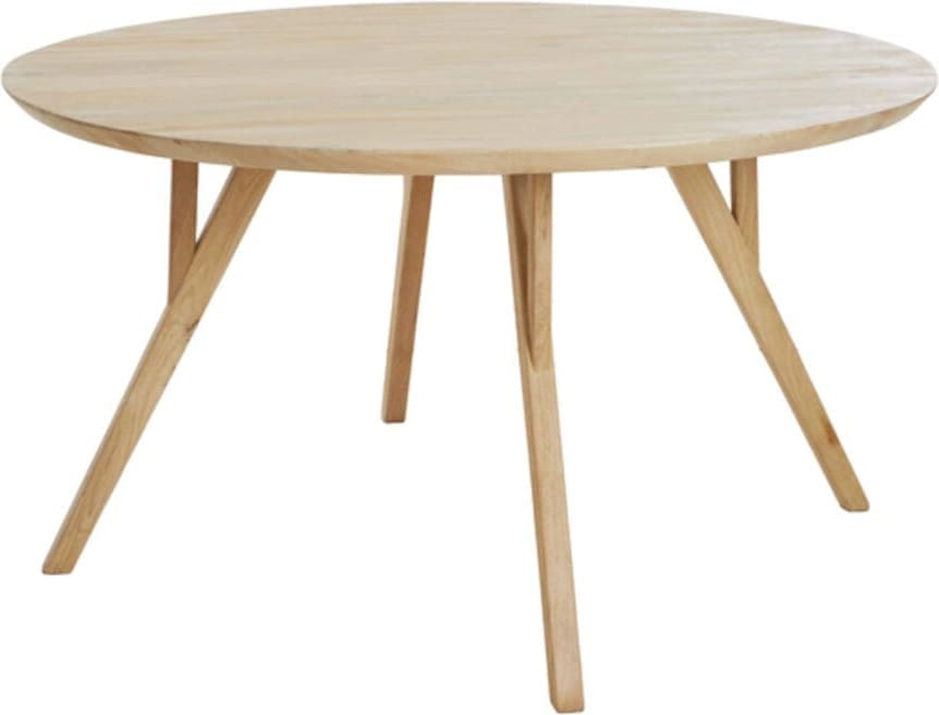Eettafel Quenza - Mango Hout Naturel Light & Living Eettafel 6774783